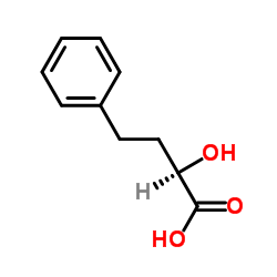 (R)-2-羟基-4-苯基丁酸结构式