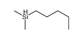 dimethyl(pentyl)silane结构式
