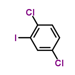 1,4-二氯-2-碘苯结构式