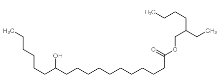 12-羟基硬脂酸-2-乙基己酯结构式