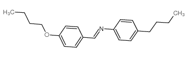 p-丁氧基苄烯-p-丁胺结构式