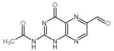 2-Acetamido-6-formylpteridin-4-one结构式