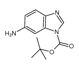 1H-Benzimidazole-1-carboxylicacid,6-amino-,1,1-dimethylethylester结构式