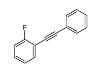 1-fluoro-2-(2-phenylethynyl)benzene结构式