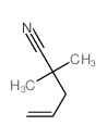 4-Pentenenitrile,2,2-dimethyl-结构式