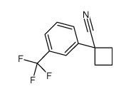 1-(3-(trifluoromethyl)phenyl)cyclobutanecarbonitrile结构式