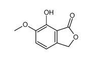 7-hydroxy-6-methoxyphthalide结构式