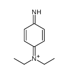 diethyl-(4-iminocyclohexa-2,5-dien-1-ylidene)azanium结构式