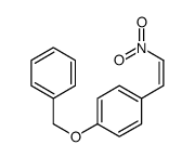 4-苄氧基-反-β-硝基苯乙烯结构式