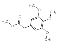3,4,5-TRIMETHOXYPHENYL ACETIC ACID METHYL ESTER结构式