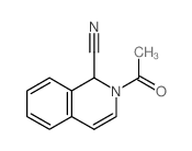 1-Isoquinolinecarbonitrile,2-acetyl-1,2-dihydro-结构式