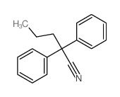 Benzeneacetonitrile, a-phenyl-a-propyl-结构式