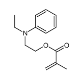 2-(N-ethylanilino)ethyl 2-methylprop-2-enoate结构式