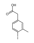 (4-Iodo-3-methylphenyl)acetic acid结构式