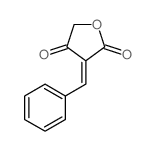 2,4(3H,5H)-Furandione,3-(phenylmethylene)-结构式