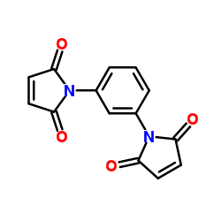 N,N'-间苯撑双马来酰亚胺结构式
