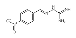 Hydrazinecarboximidamide,2-[(4-nitrophenyl)methylene]-结构式