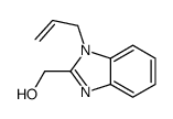 (1-烯丙基-1H-苯并咪唑-2-基)甲醇结构式