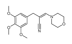 3-Morpholino-2-(3,4,5-trimethoxybenzyl)acrylonitrile结构式