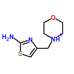 4-(吗啉-4-甲基)-1,3-噻唑-2-胺结构式