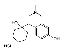 4-(2-(二甲基氨基)-1-(1-羟基环己基)乙基)苯酚盐酸盐结构式