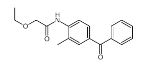N-(4-Benzoyl-2-methylphenyl)-2-ethoxyacetamide结构式