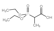 2-(DIETHYLPHOSPHONO)PROPANOIC ACID结构式