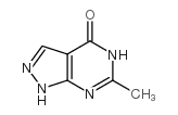 1,5-二氢-6-甲基-4H-吡唑并[3,4-d]嘧啶-4-酮结构式