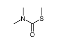 S-methyl N,N-dimethylcarbamothioate结构式