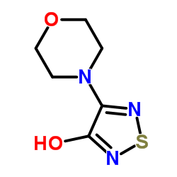 4-吗啉-4-基-1,2,5-三唑-3-酮结构式