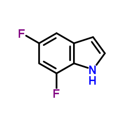 5,7-二氟吲哚结构式