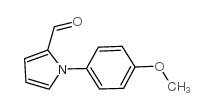 1-(4-甲氧基-苯基)-1H-吡咯-2-甲醛结构式