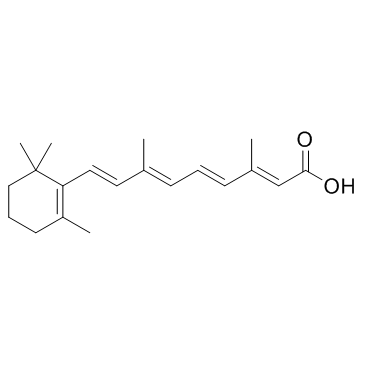 维生素A酸； 视黄酸结构式