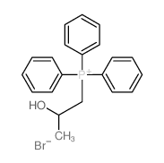 Phosphonium,(2-hydroxypropyl)triphenyl-, bromide (1:1)结构式