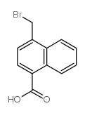 4-(溴甲基)萘-1-羧酸结构式