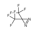3,3-Bis(trifluoromethyl)-3H-diazirine结构式