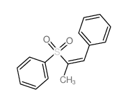 Benzene,[[(1E)-1-methyl-2-phenylethenyl]sulfonyl]-结构式