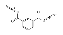 1,3-Benzenedicarboxylic acid diazide结构式