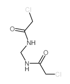 Acetamide,N,N'-methylenebis[2-chloro-结构式