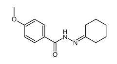 N-(cyclohexylideneamino)-4-methoxybenzamide结构式