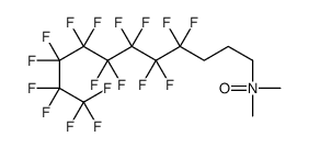 4,4,5,5,6,6,7,7,8,8,9,9,10,10,11,11,11-heptadecafluoro-N,N-dimethylundecan-1-amine oxide结构式