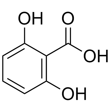 2,6-二羟基苯甲酸结构式