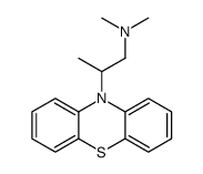 N,N-dimethyl-2-phenothiazin-10-ylpropan-1-amine结构式