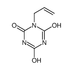 1-prop-2-enyl-1,3,5-triazinane-2,4,6-trione结构式