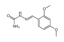 2,4-dimethoxybenzaldehyde semicarbazone结构式