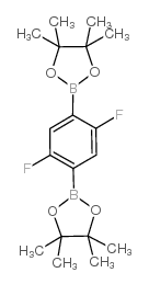 2,5-二氟-1,4-亚苯基二硼酸频那醇酯结构式