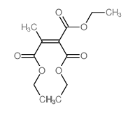 2-Butene-2,2,3-tricarboxylicacid, 3-methyl-, 1,2,4-triethyl ester结构式