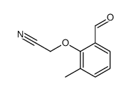 Acetonitrile, (2-formyl-6-methylphenoxy)- (9CI)结构式