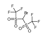 [bromo(trifluoromethylsulfonyl)methyl]sulfonyl-trifluoromethane结构式