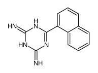 6-naphthalen-1-yl-1,3,5-triazine-2,4-diamine结构式
